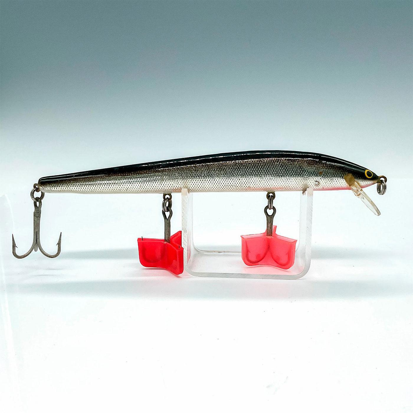 Bagley's Minnow Fishing Lure 7 Inch Silver and Black