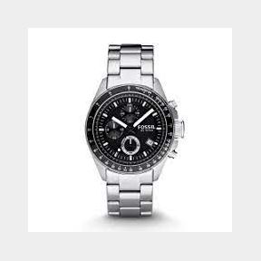 Fossil Mens Decker Silver Stainless Steel Strap Watch - CH2600IE-50582/6151 B (HV) (B4 S2)