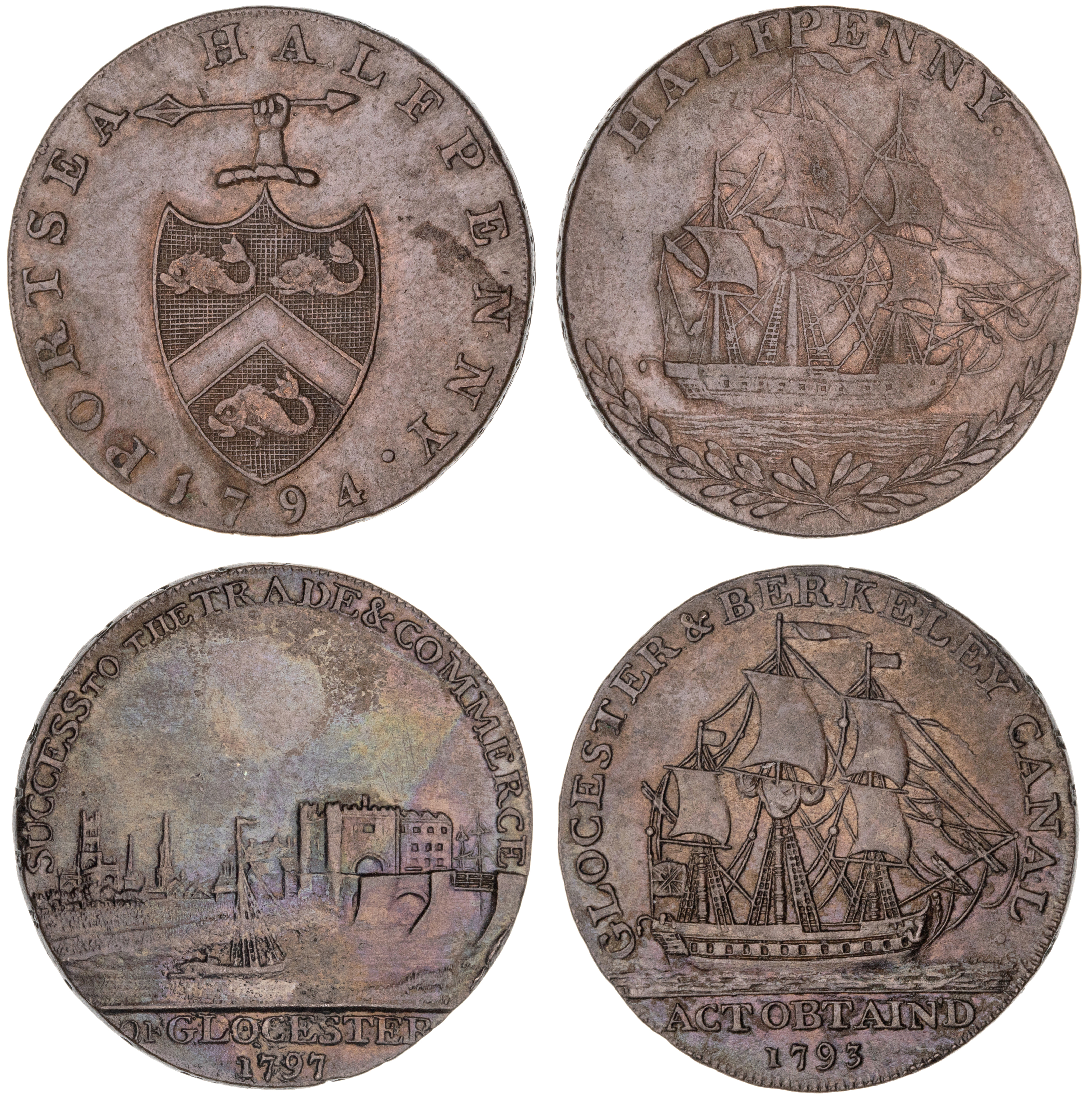 Great Britain, Halfpenny, 1794, gVF