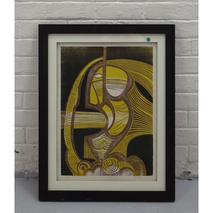 CECIL SKOTNES - WOODCUT - dated '73, numbered 30/45