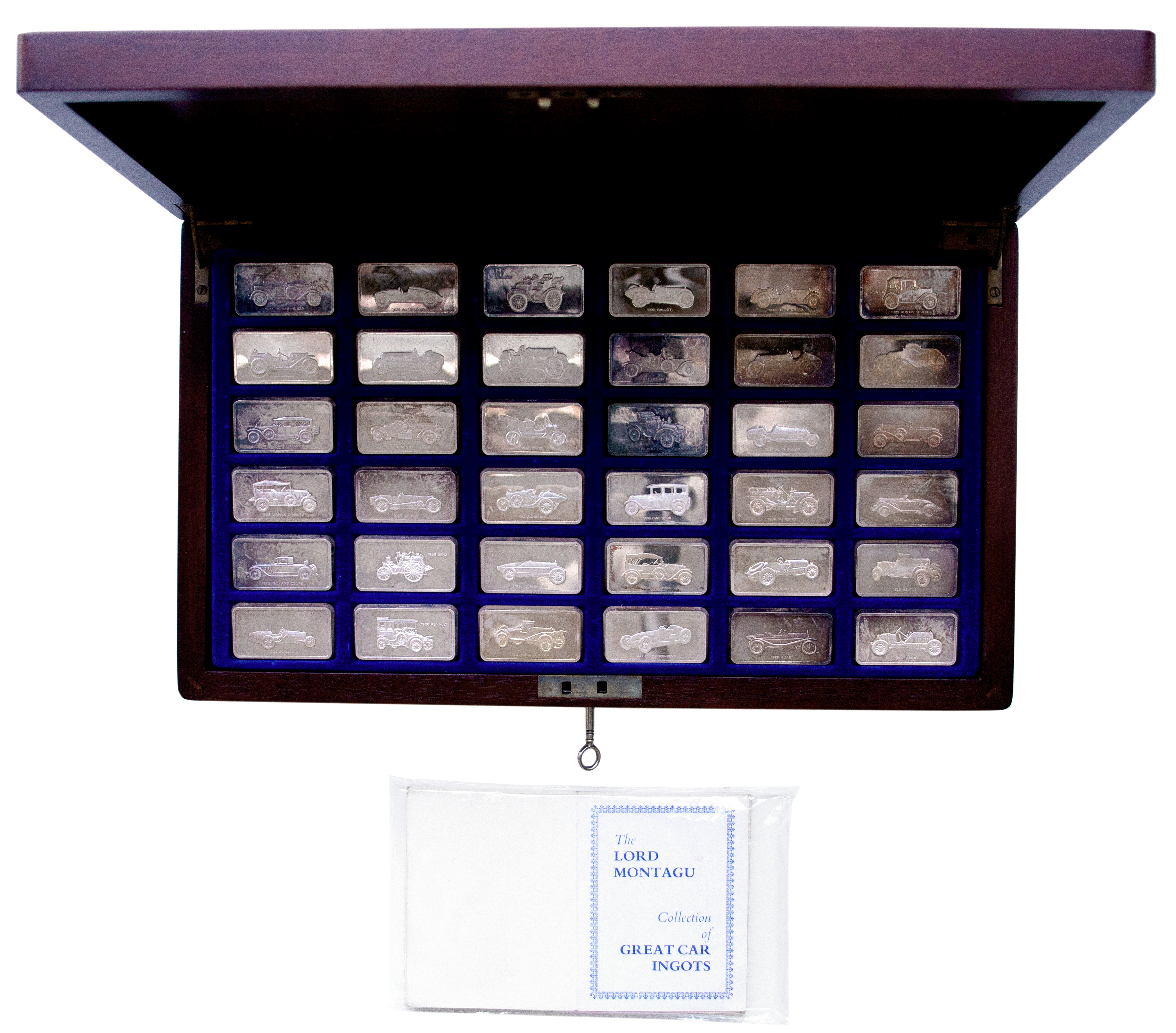 84 · Great Britain, Set, The Lord Montagu Collection of Great Car Ingots, c.1970, UNC