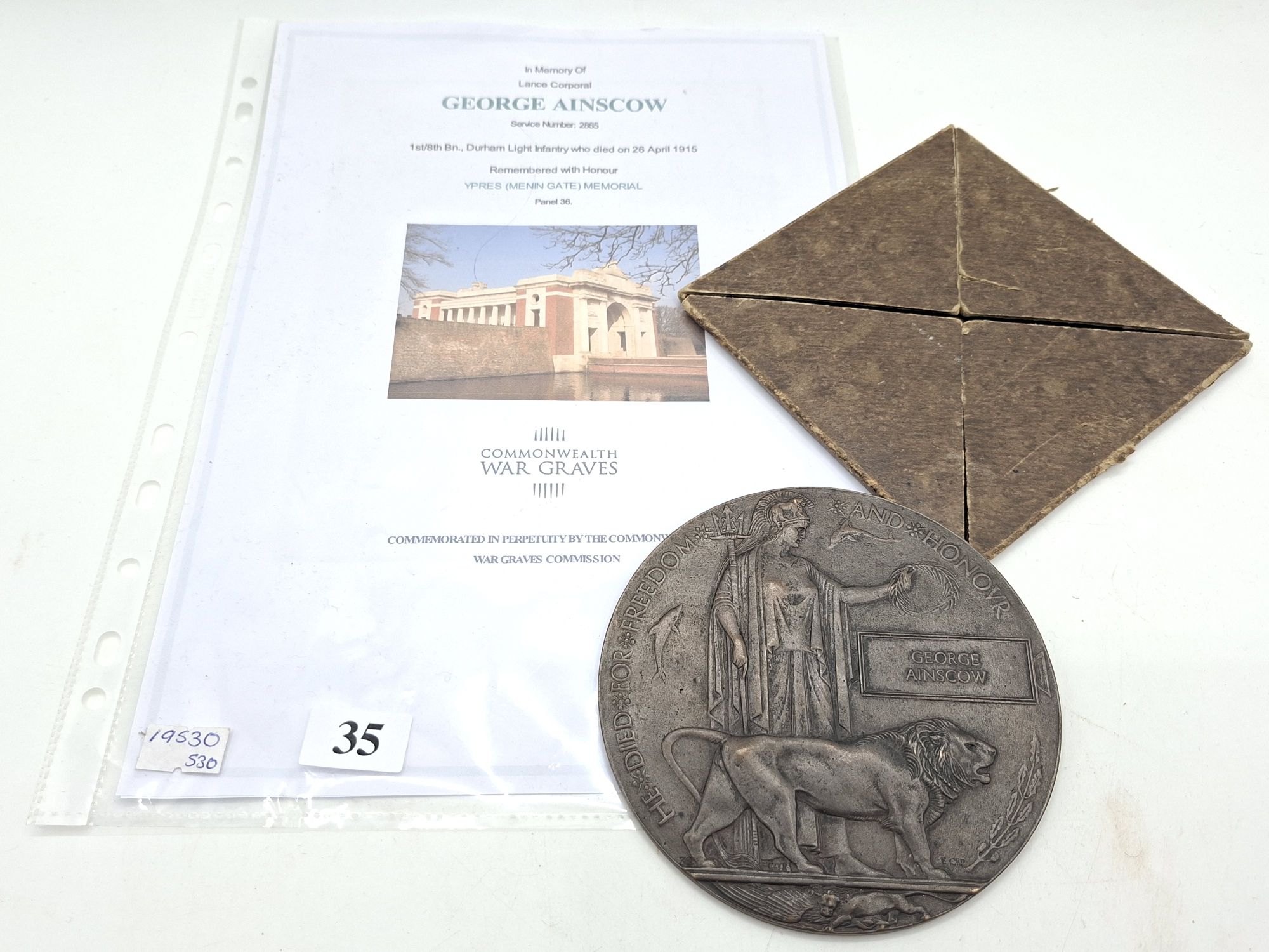 35 · WWI DEATH PENNY