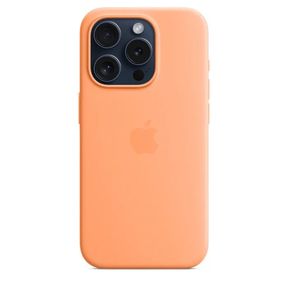 APPLE iPHONE 15 PRO MAX SILICONE CASE WITH MAGSAFE - ORANGE SORBET - 51544/11175