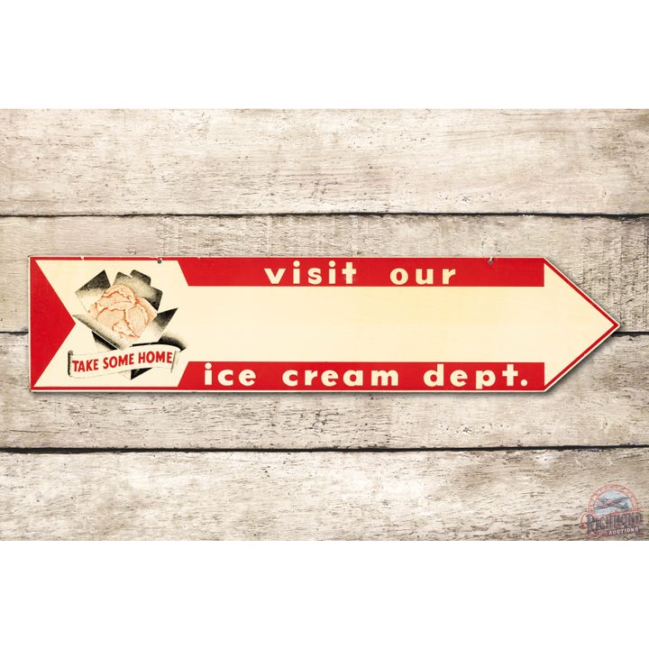 Visit Our Ice Cream Department "Take Some Home" Metal Sign TAC 9