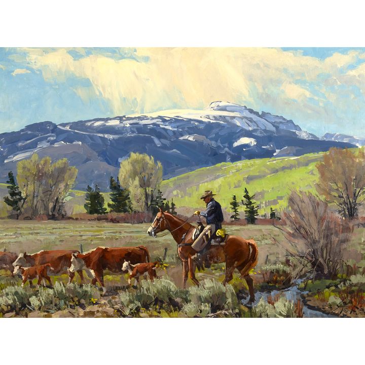 Conrad Schwiering (1916-1986), Going to the High Country, 1983
