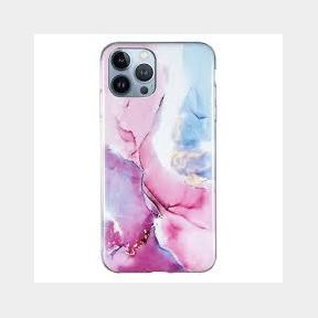 Marble Pattern TPU Case for iPhone 13 Series - Pink - Apple iPhone 13 - Bar 9902031805504-51748/5673