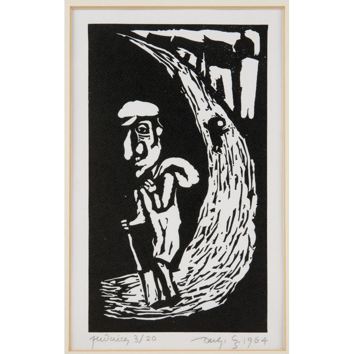 Jerzy Duda-Gracz | Wędrowiec, z cyklu Judaica, 1964 r.