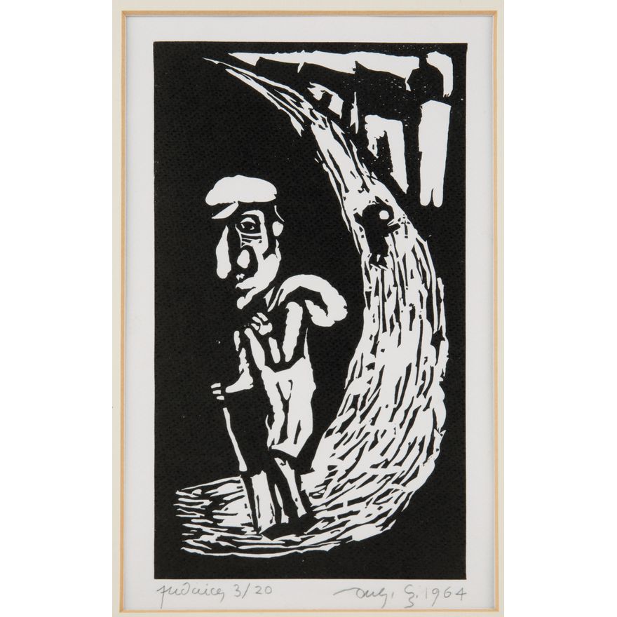 Jerzy Duda-Gracz | Wędrowiec, z cyklu Judaica, 1964 r.