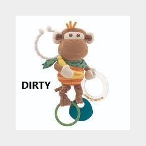 Baby Senses Vibrating Monkey - Multi Primary Colours (DIRTY) | JG 51499/14346 B8 (S2)SB