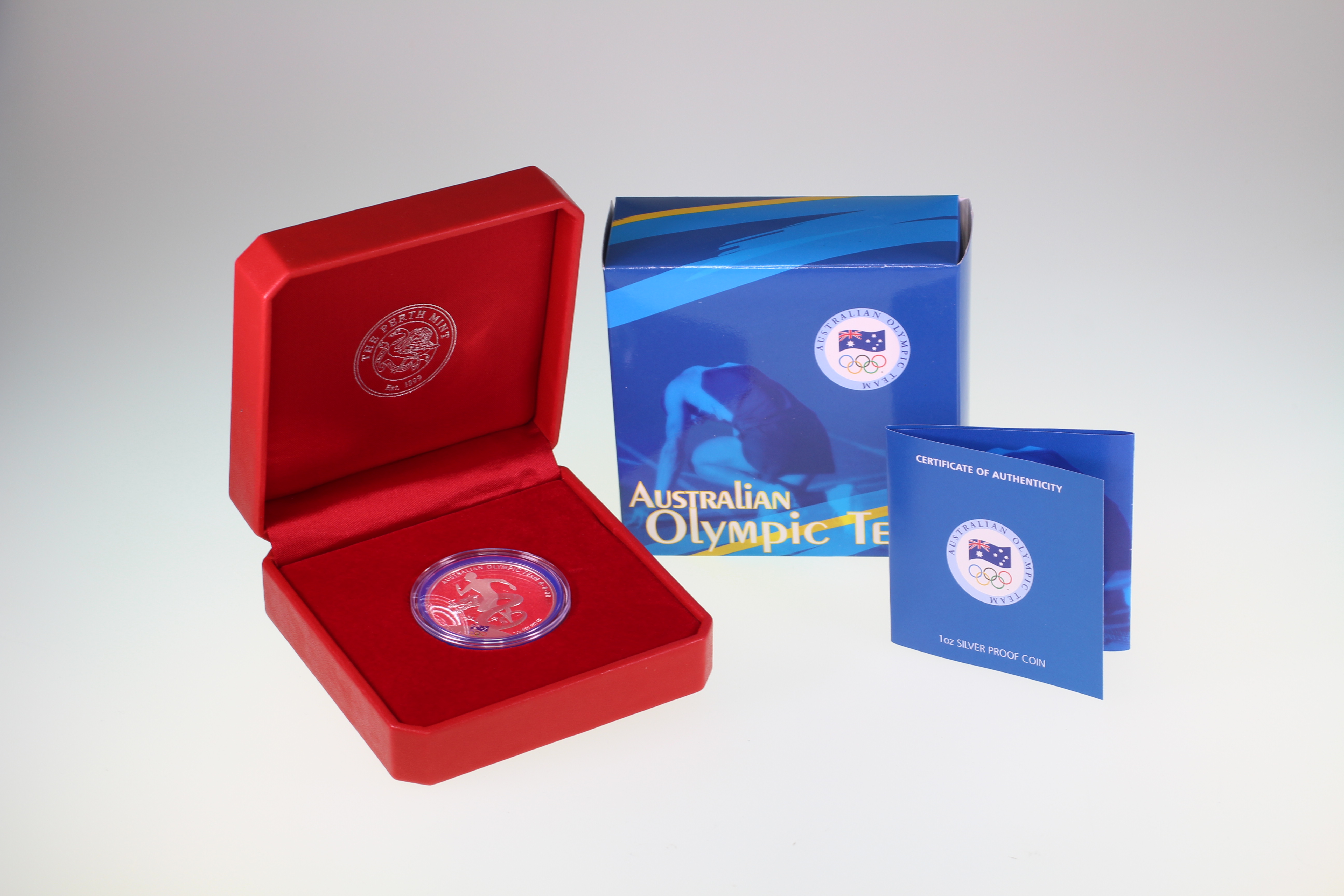 2008 RAM $1 Silver Proof Australian Olympic Team Coin