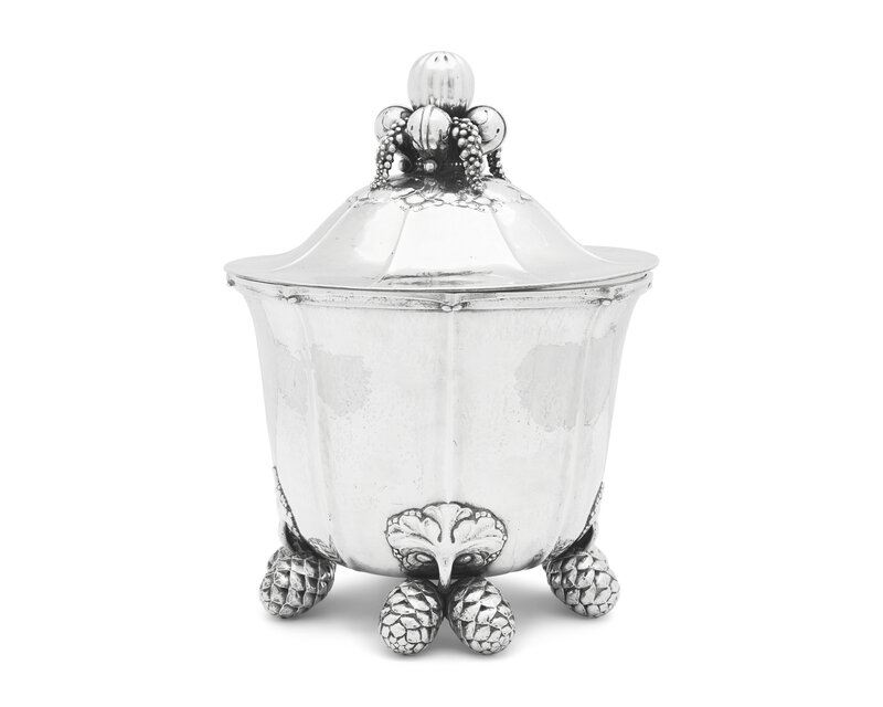 A Georg Jensen Silver Covered Wine Cooler