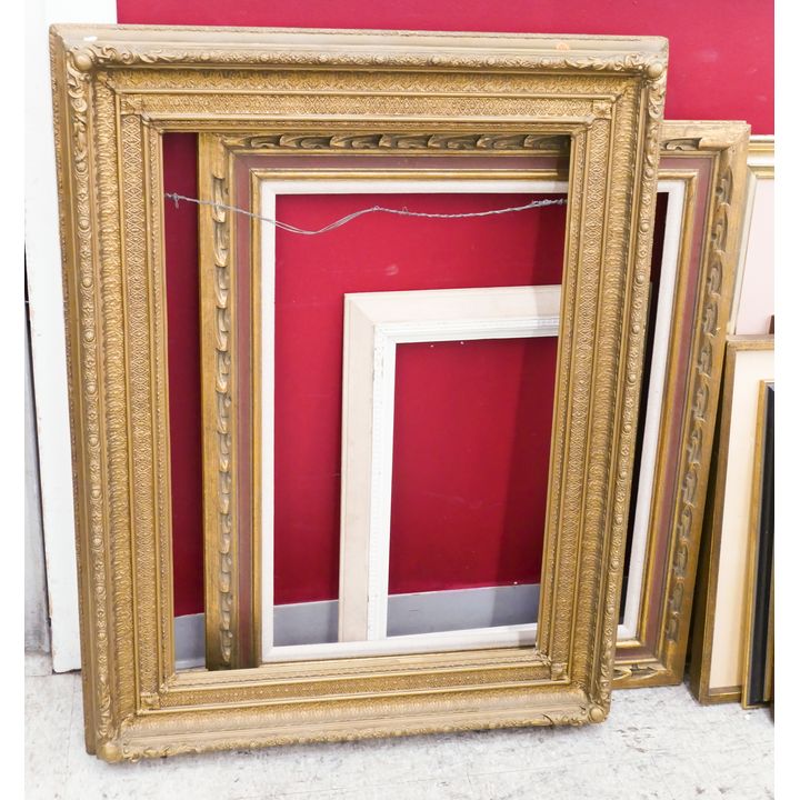 3pc Antique and Vintage Painting Frames- largest 44x23''