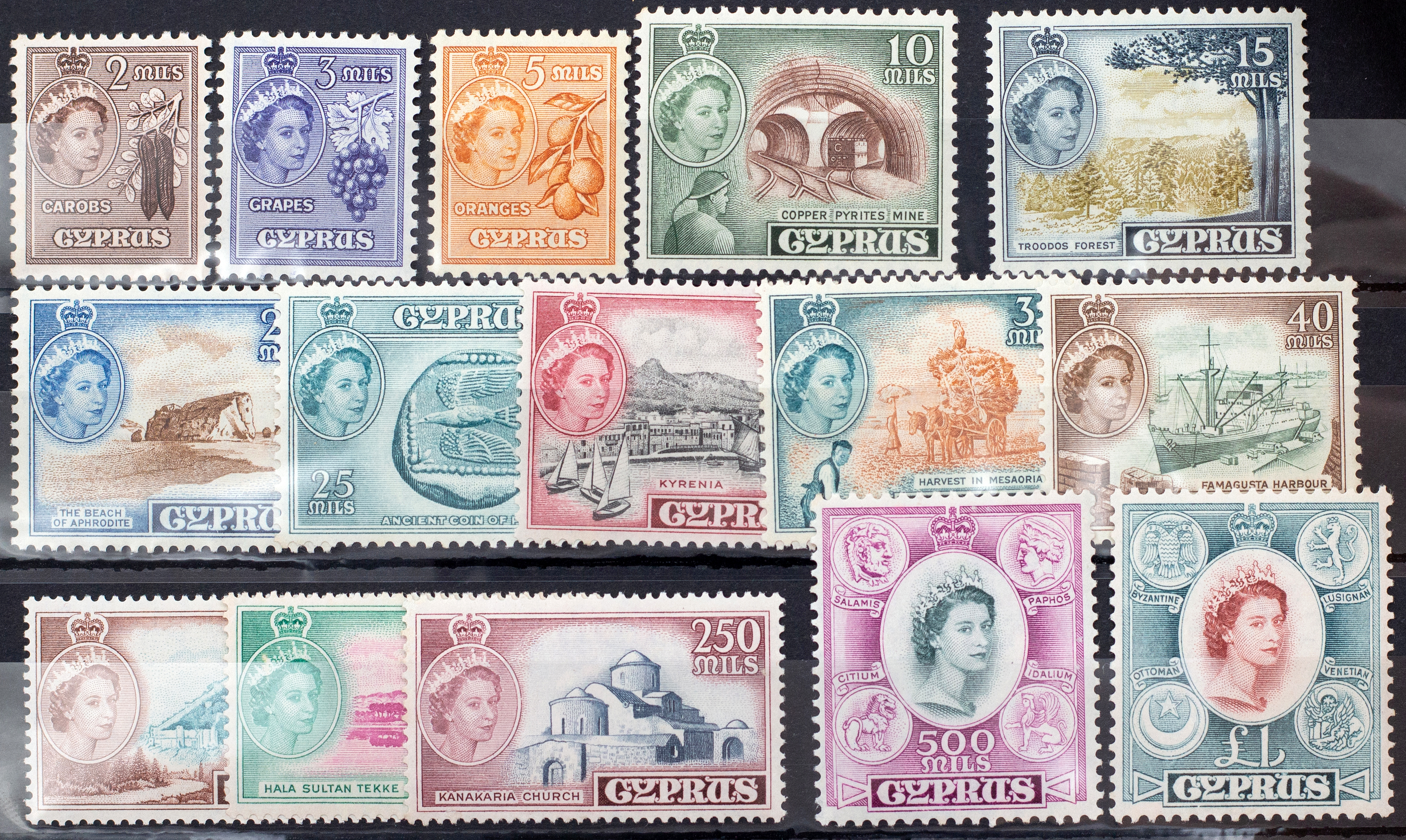 Cyprus, Elizabeth II, 1955, Fine