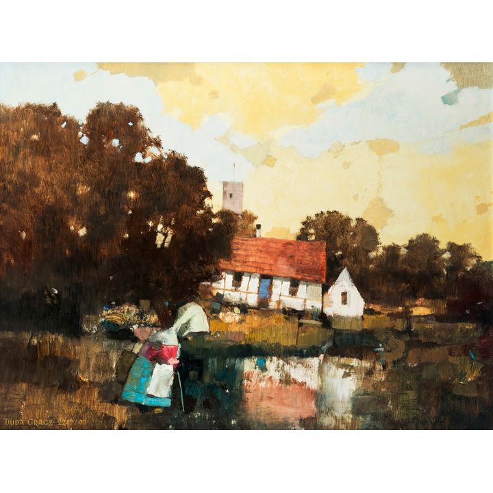 Jerzy Duda-Gracz | Łagów - Stary Pejzaż, 1998 r.