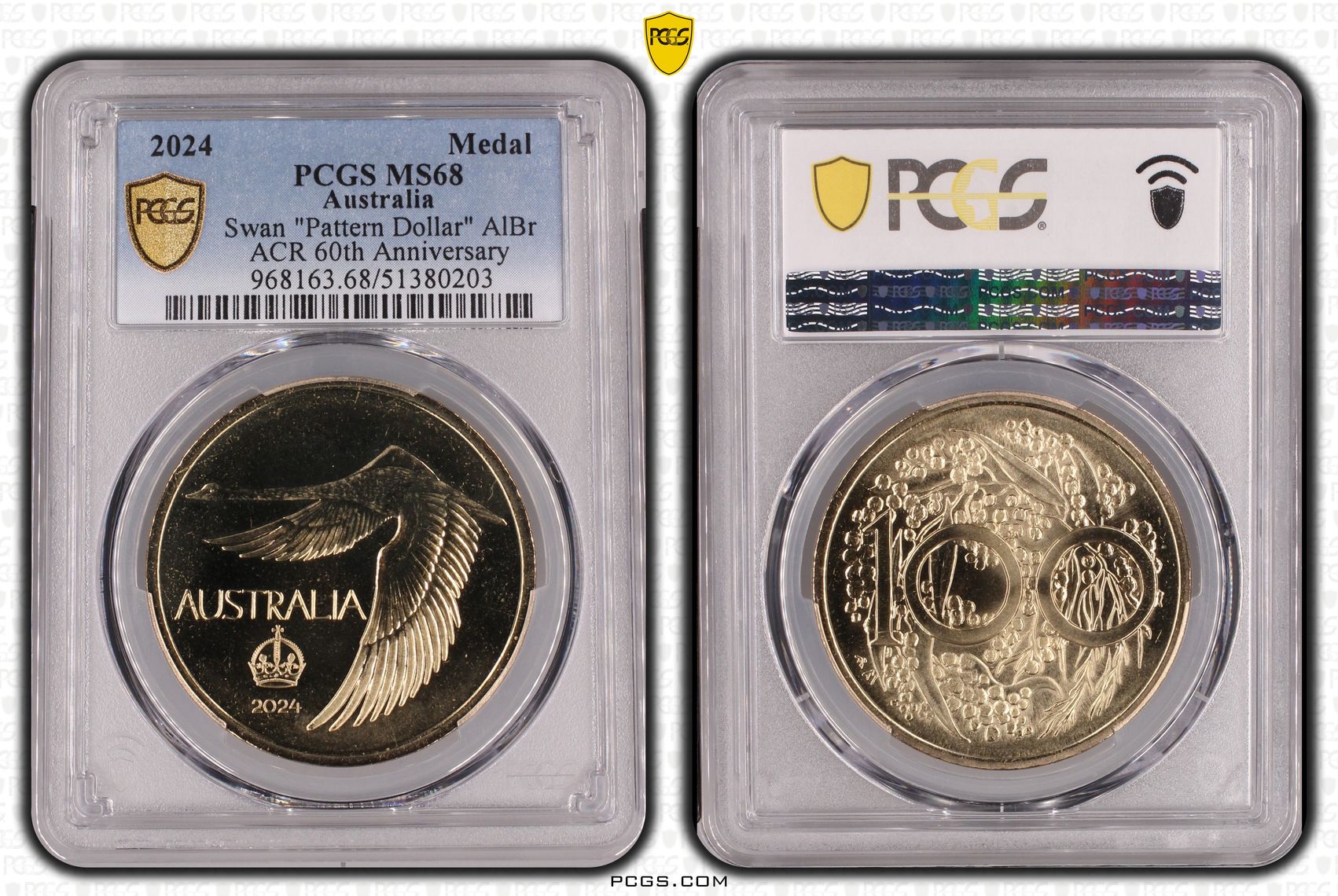 Medal, 2024, PCGS MS68