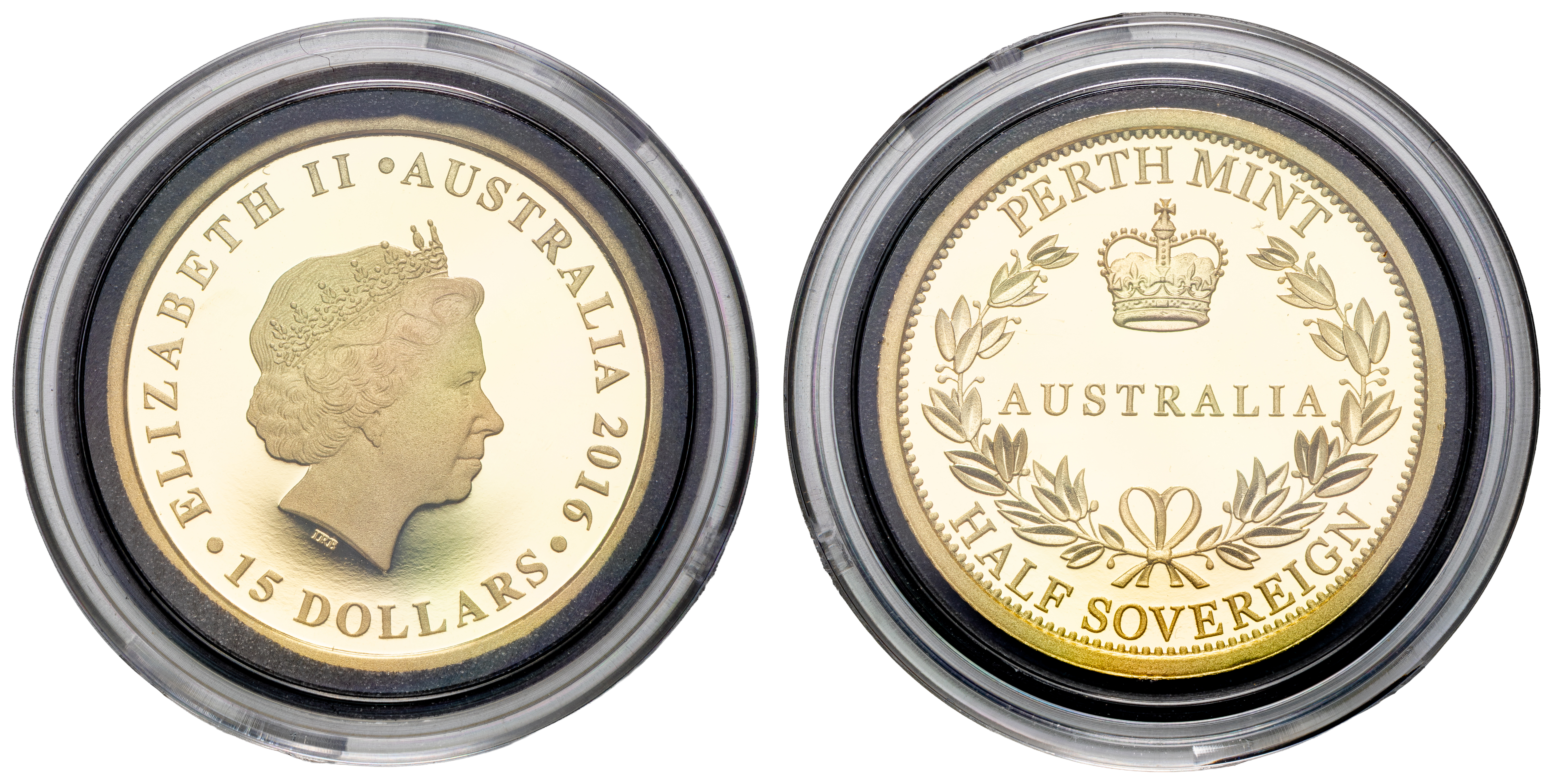 376 · Elizabeth II, Sovereign, Twenty Five Dollars, 2016, FDC