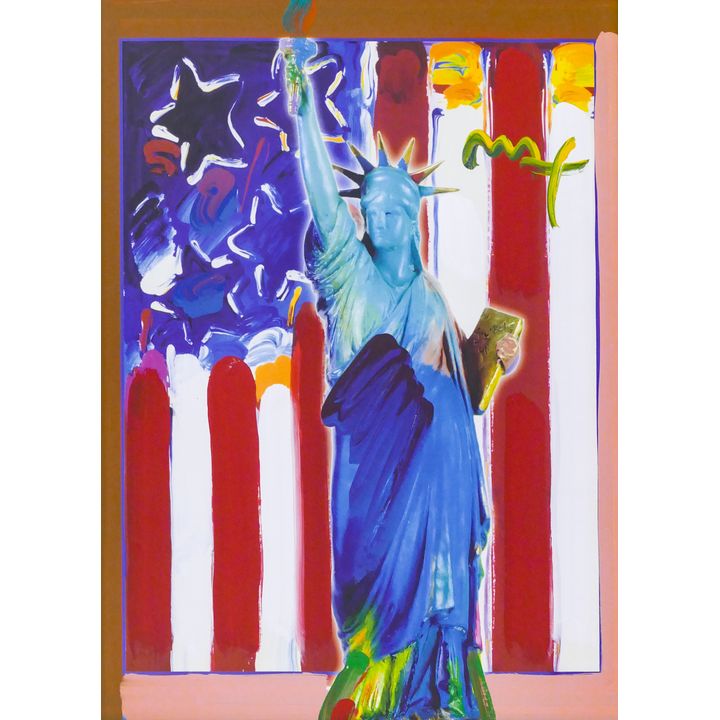 Peter Max ''United We Stand II'' 2005 Acrylic