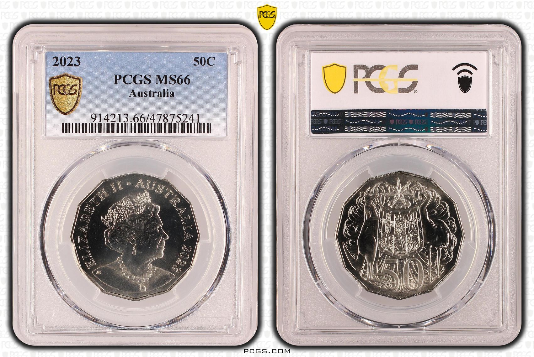 , Fifty Cent, 2023, PCGS MS66