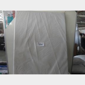 LARGE CAMP COT MATTRESS - PLASTIC PVC COVER