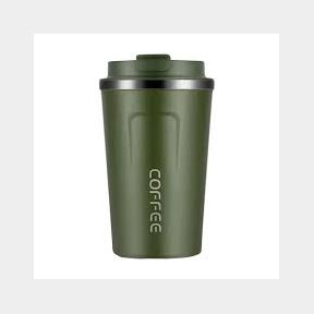 Stainless Steel Vacuum Travel Coffee Mug - 510ml - Green -Bar 9902136028051- 51745/26896