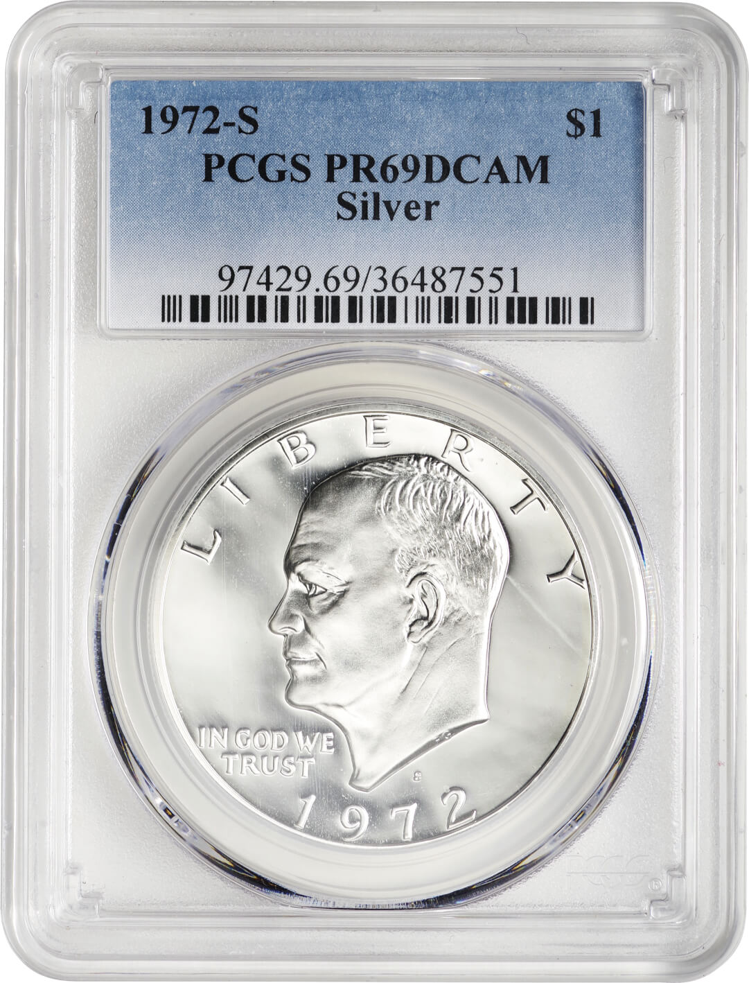 アイゼンハワー アメリカ1ドル銀貨 記念硬貨 1971年1972年(北アメリカ