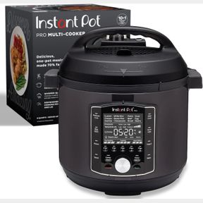 INSTANT POT PRO 10-IN-1 PRESSURE COOKER, SLOW COOKER, RICE/GRAIN COOKER, STEAMER, SAUT , SOUS VIDE, YOGURT MAKER, STERILIZER, AND