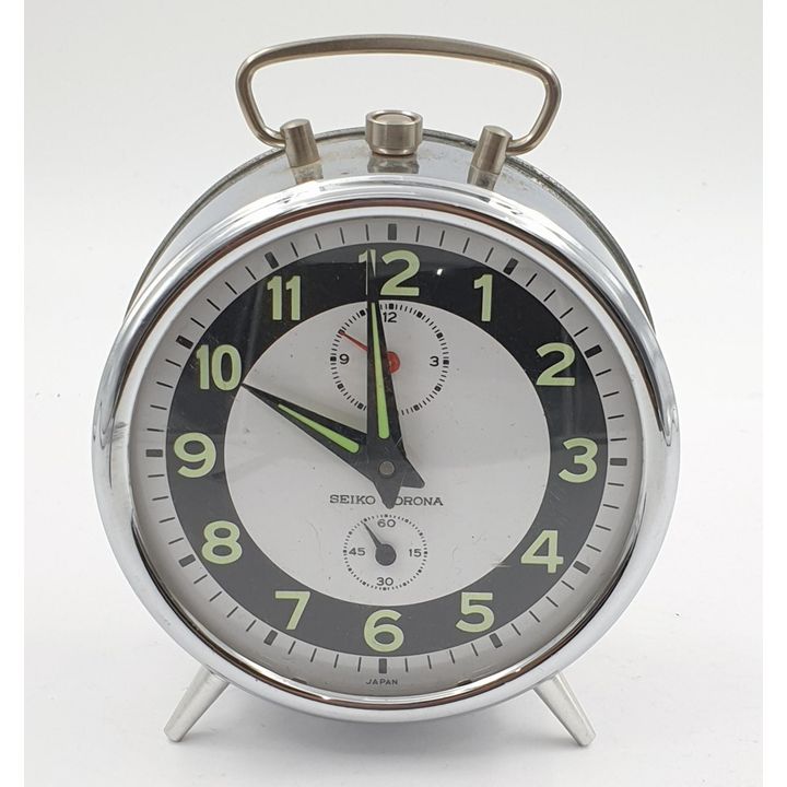 Vintage Seiko Corona Bedside Alarm Clock