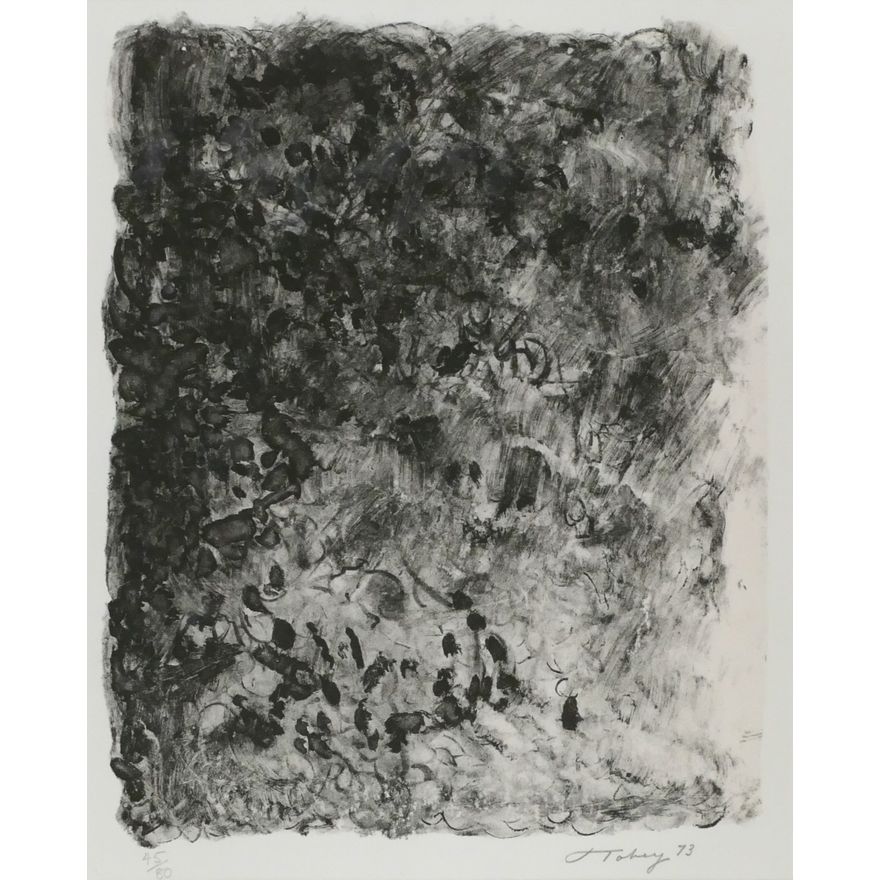 Mark Tobey ''Untitled'' (Abstraction) 1973 Lithograph