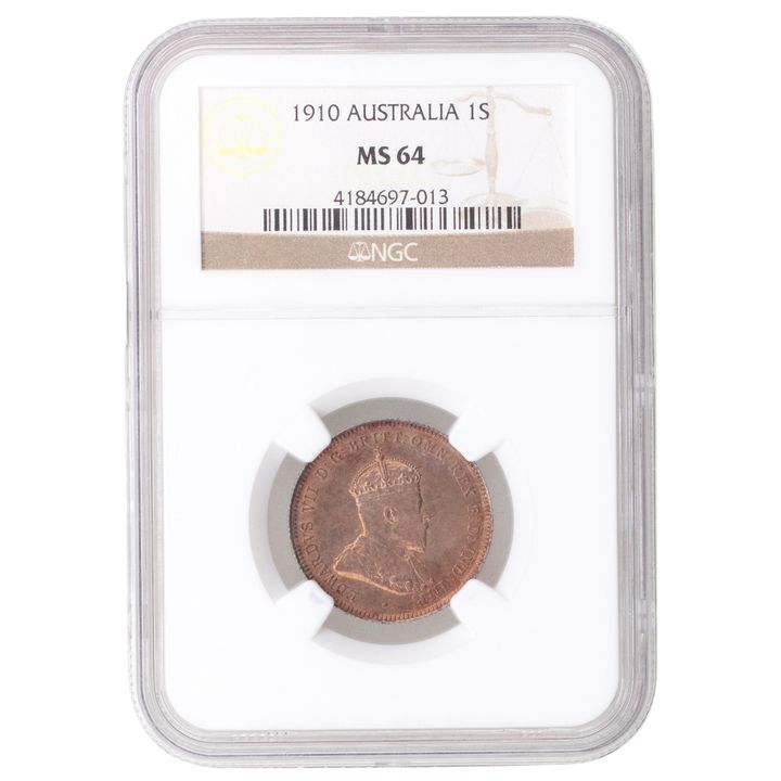 Edward VII, Shilling, 1910, NGCMS 64