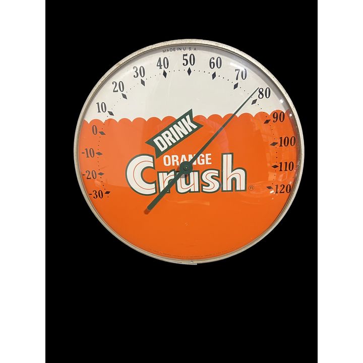 Drink Orange Crush Soda Thermometer