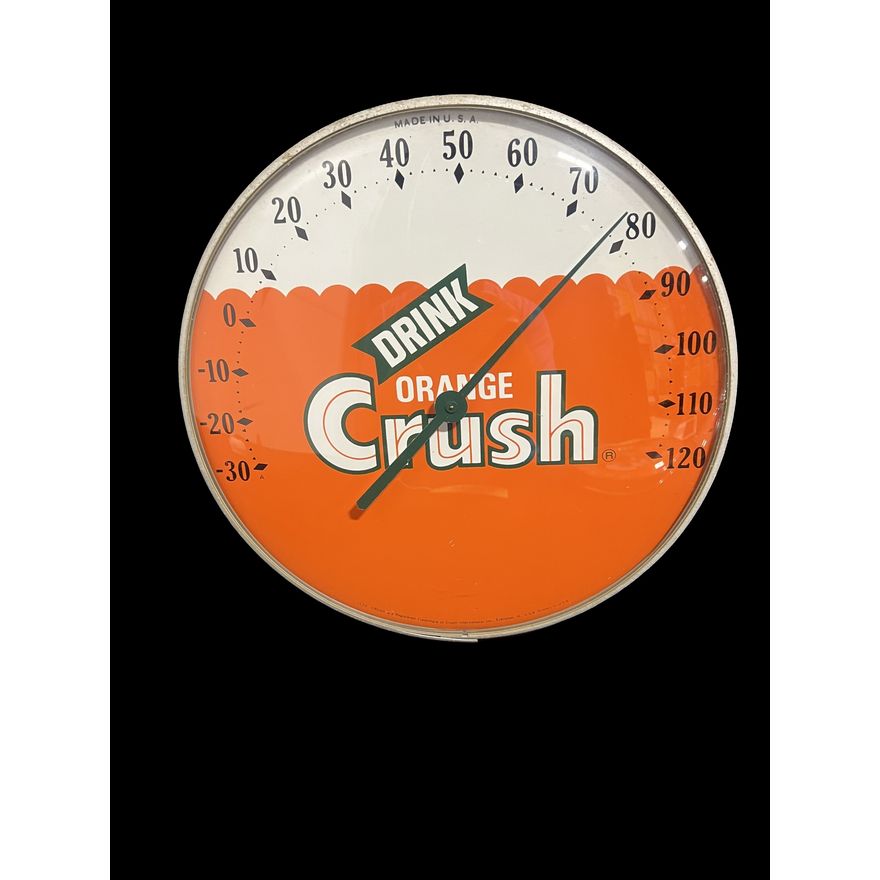 Drink Orange Crush Soda Thermometer