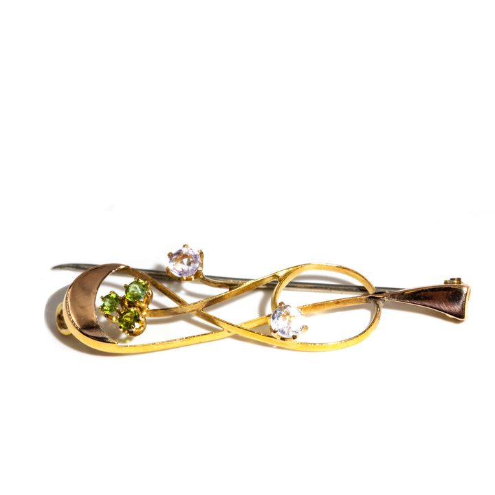 Antique 15 Carat Gold Brooch ,