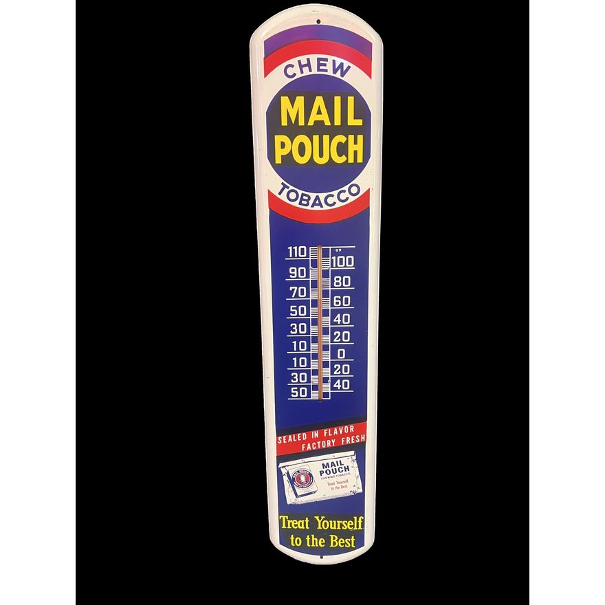 Chew Mail Pouch Tobacco Thermometer (Age Unknown)