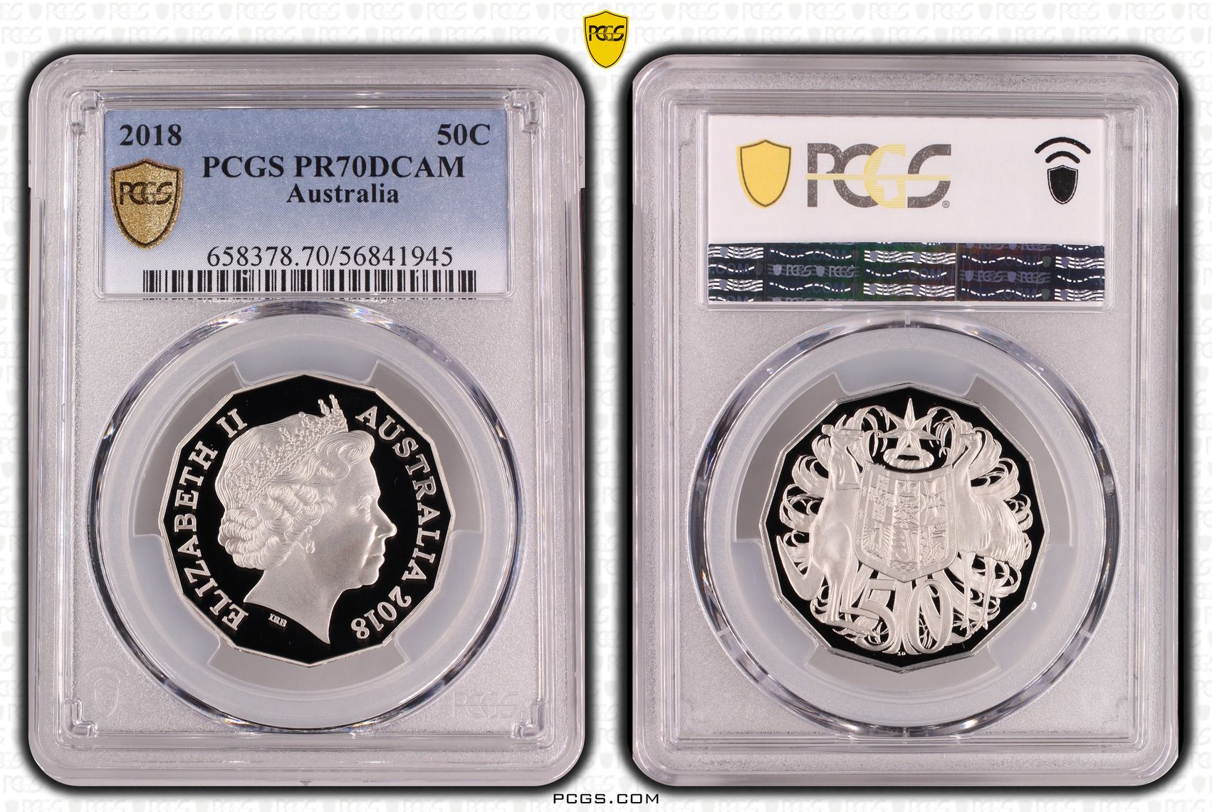 Fifty Cent, 2018, PR70DCAM