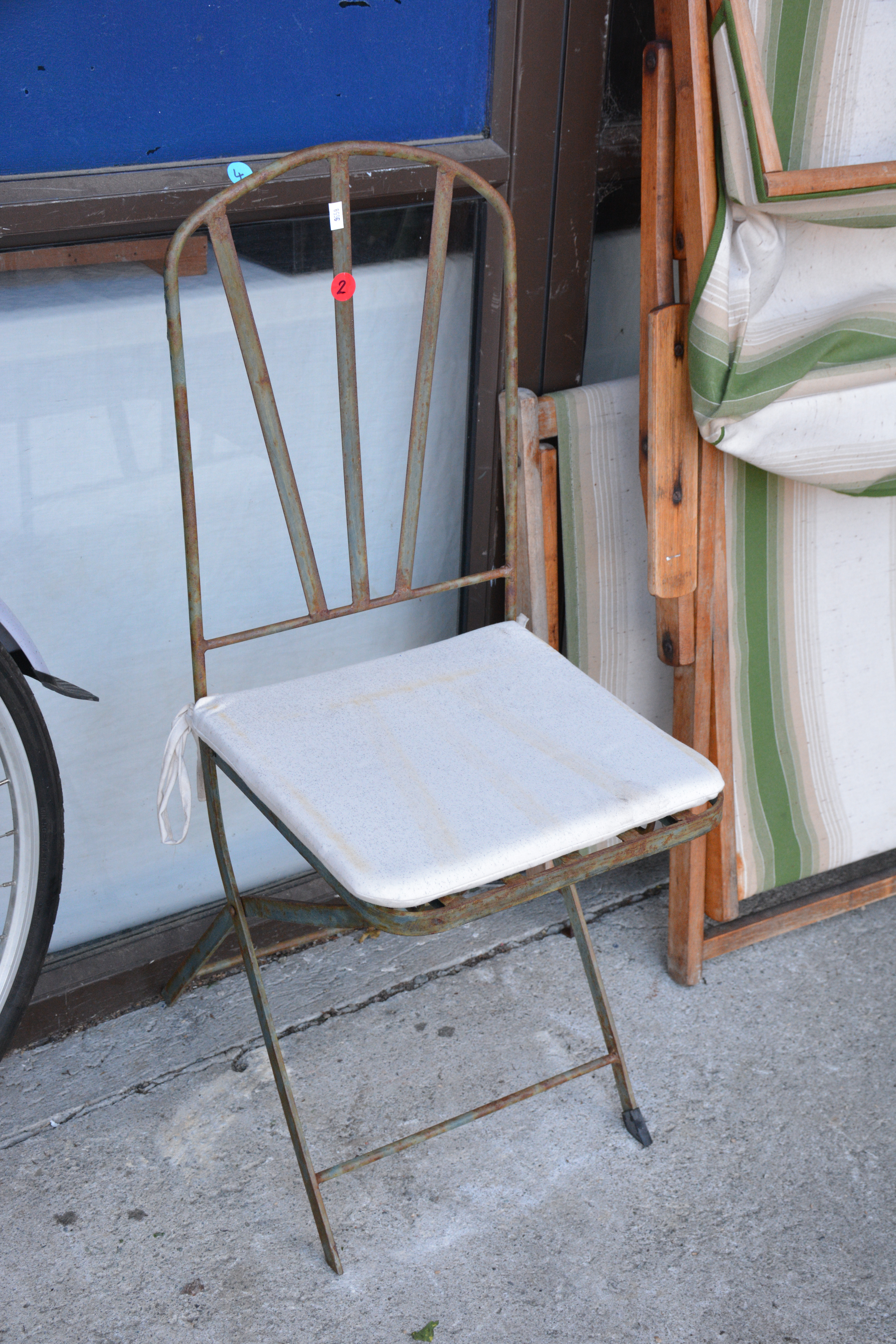 Antique Metal Chair — NZ auction result