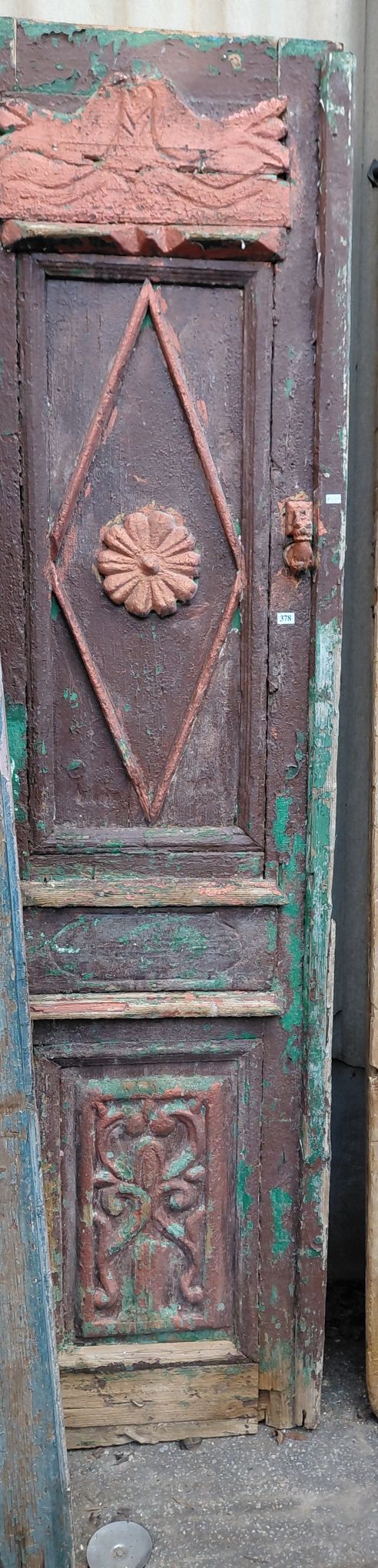 Scrubbed Pine Double Doors