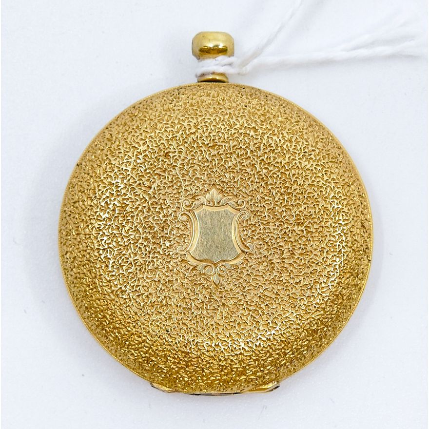 Antique 18k Swiss Key Wind Pocket Watch 1.25'' - 24 Grams TW
