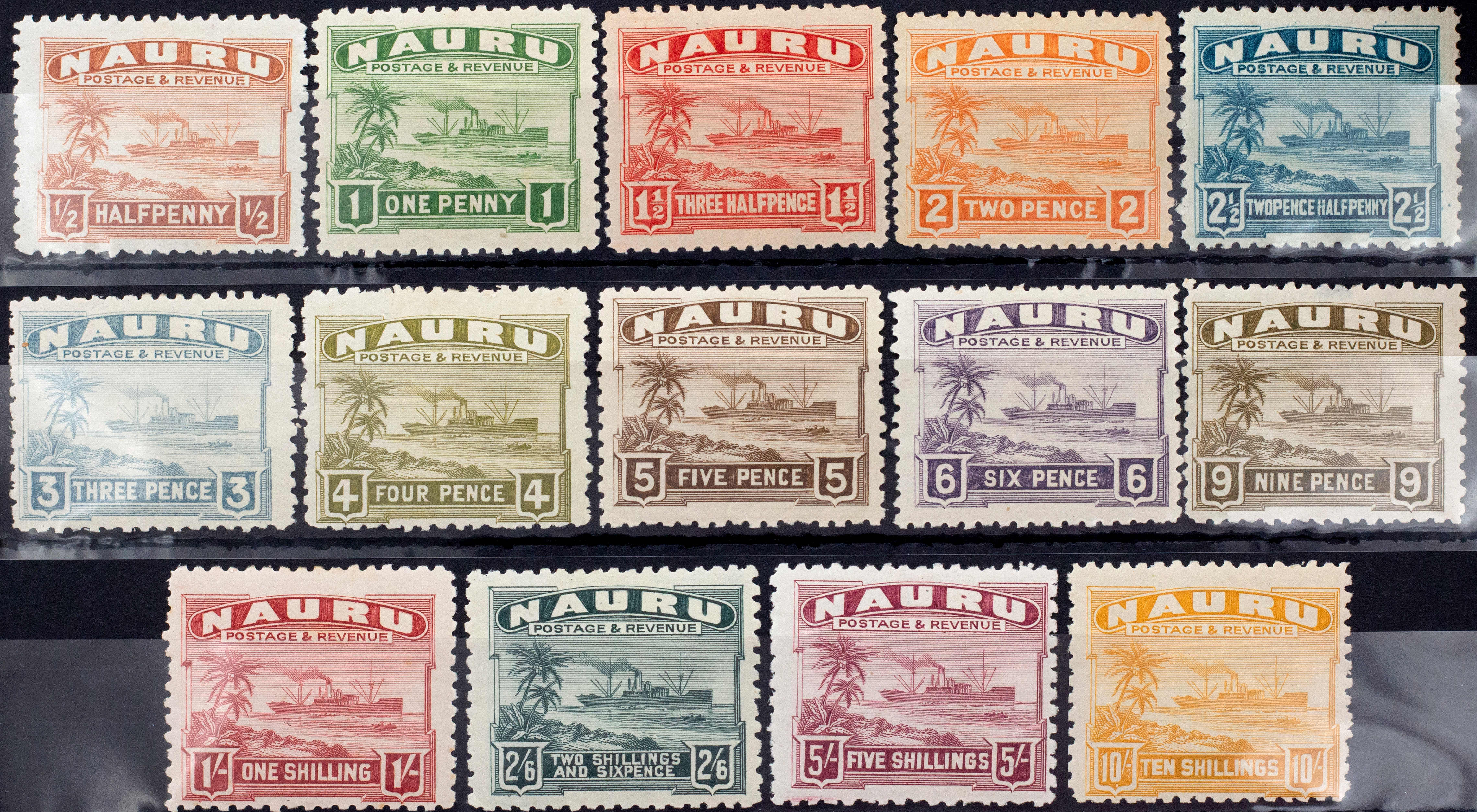 Nauru, Ship, 1924, Fine