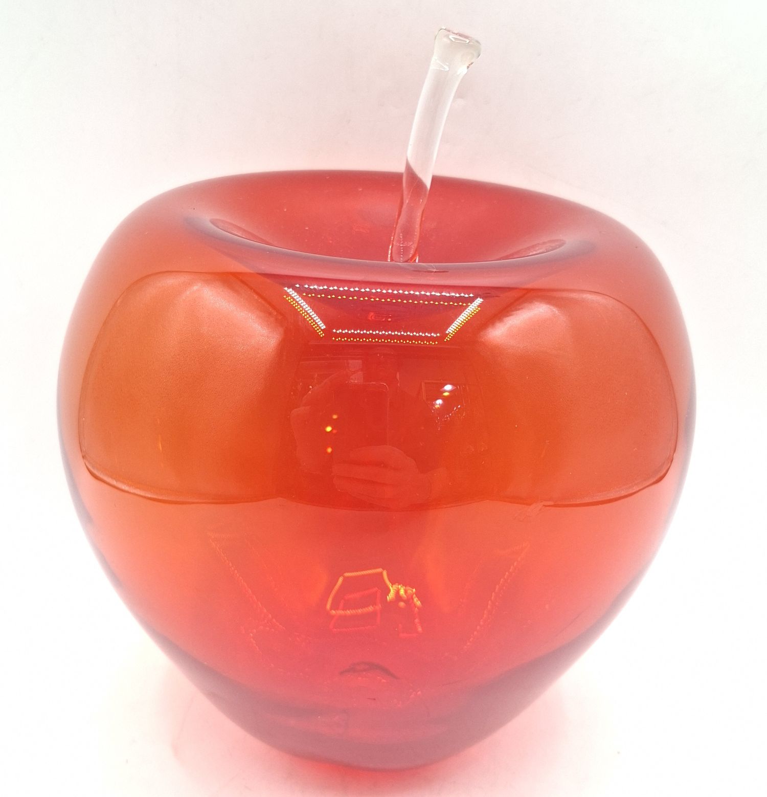 Art Glass Apple,