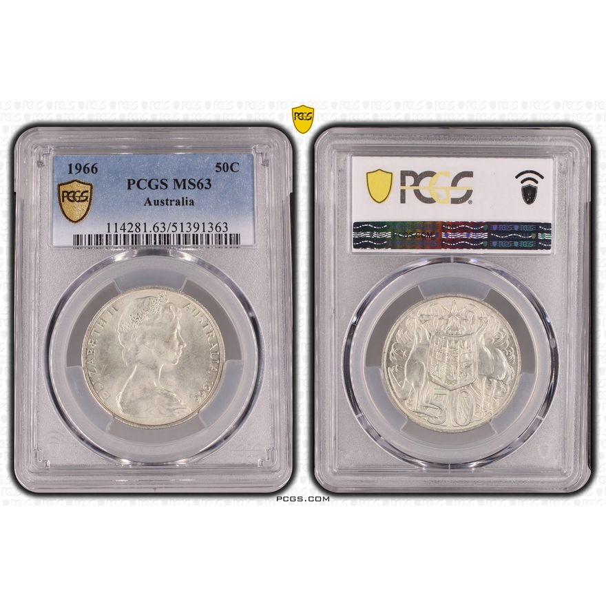 Fifty Cent, 1966, PCGS MS63