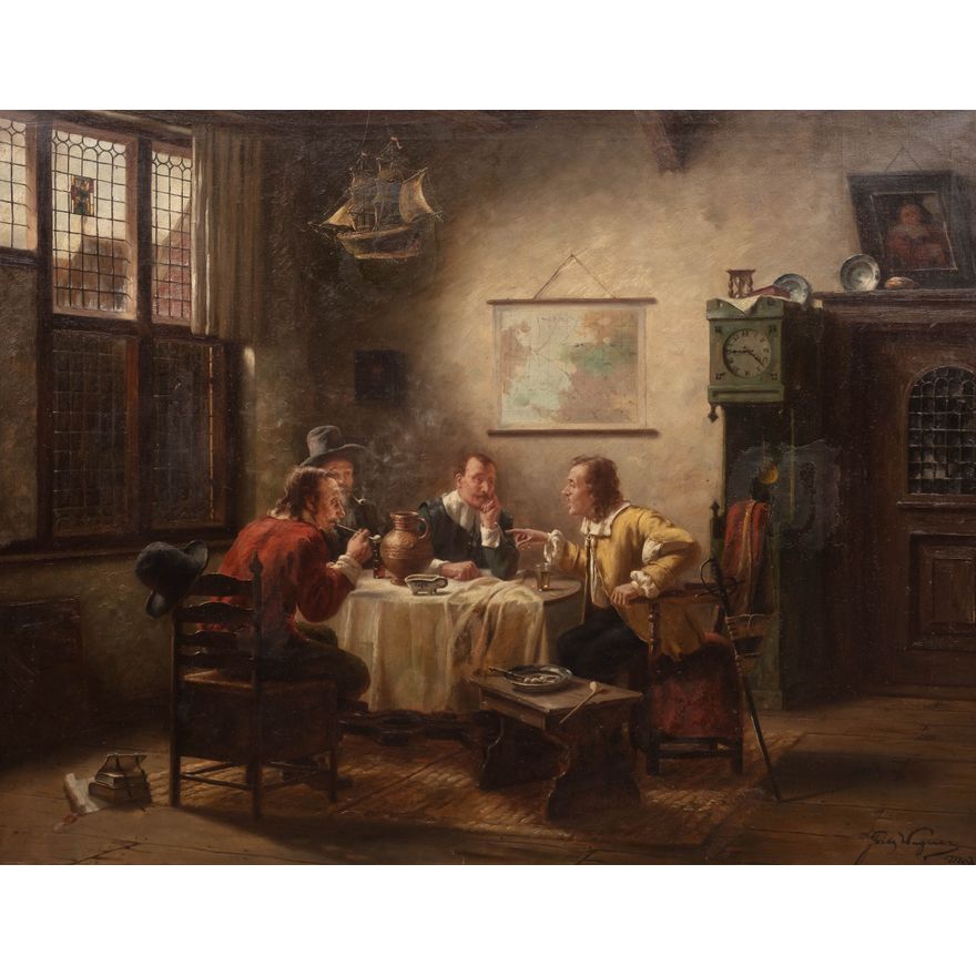 Fritz Wagner | Rozmowa przy stole