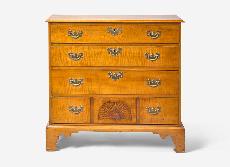 A Chippendale Maple Chest of Drawers