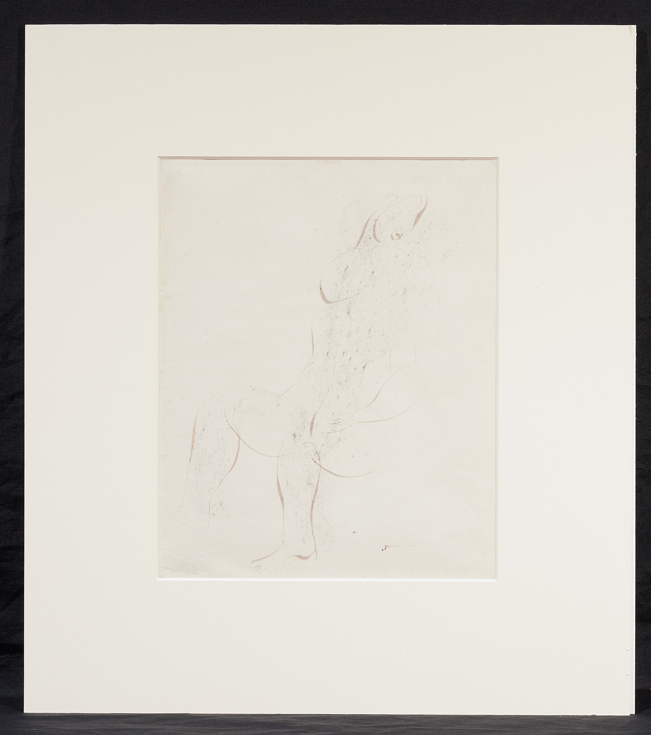 Jean Léon Fautrier Nu debout (Standing Nude) Around 1940-1946