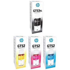 HP GT53XL Black and GT52 Magenta.Yellow. Cyan Combo Pack|