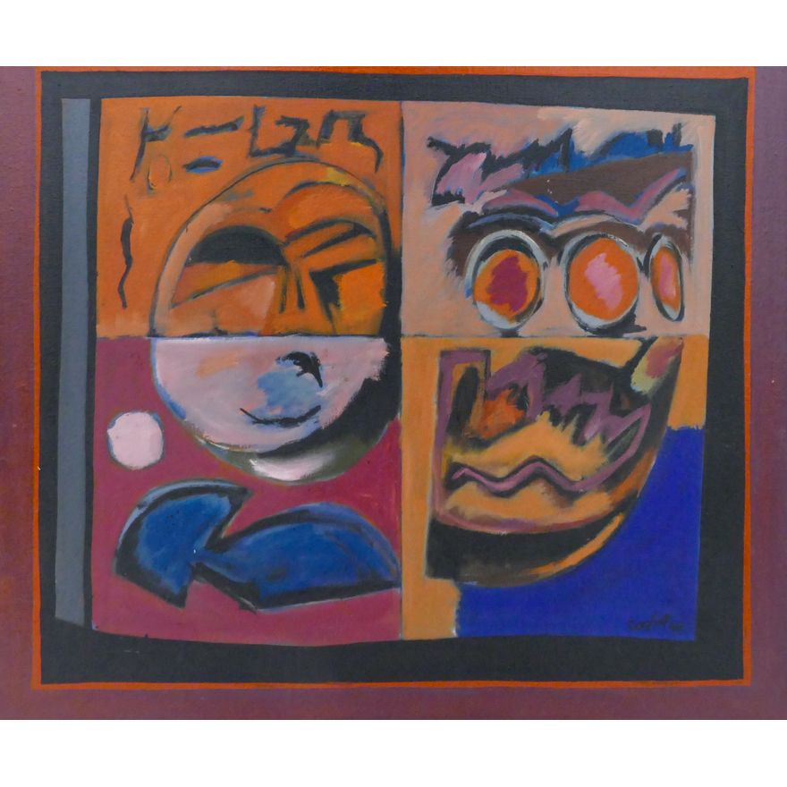 Robert Coghill ''Matisse Window'' 1966 Oil