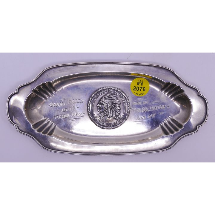 1903 Indian Harbor Yacht Club Gorham Sterling Tray- 7.5''- 90g