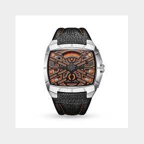 Police G Force Stainless Steel Black Leather Strap 47mm- PL14796JS61 | O.N 51460/1490 B4 (S1)C