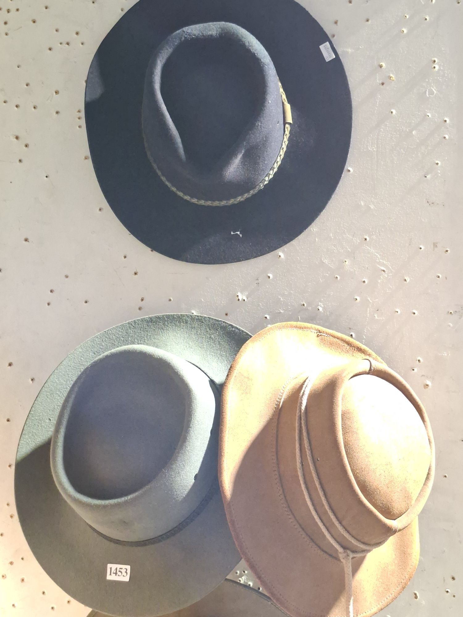 Mens Leather And Fur Felt Hats