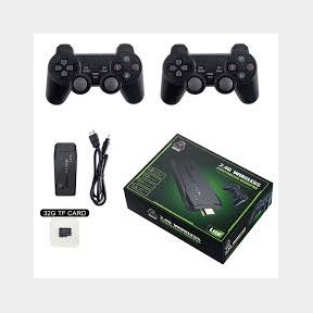 2.4G 4K Ultra HD HDMI Game Stick 2 x Wireless Controllers Gamepad -|Bar 9902197667503 - 51745/16047 AS B3 (S2)