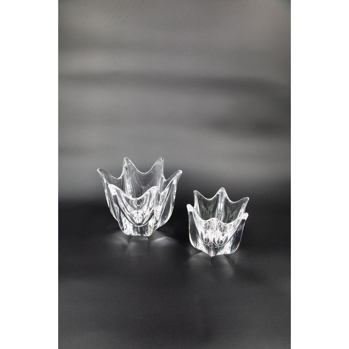 Orrefors Sweden - Two blown glass bowls